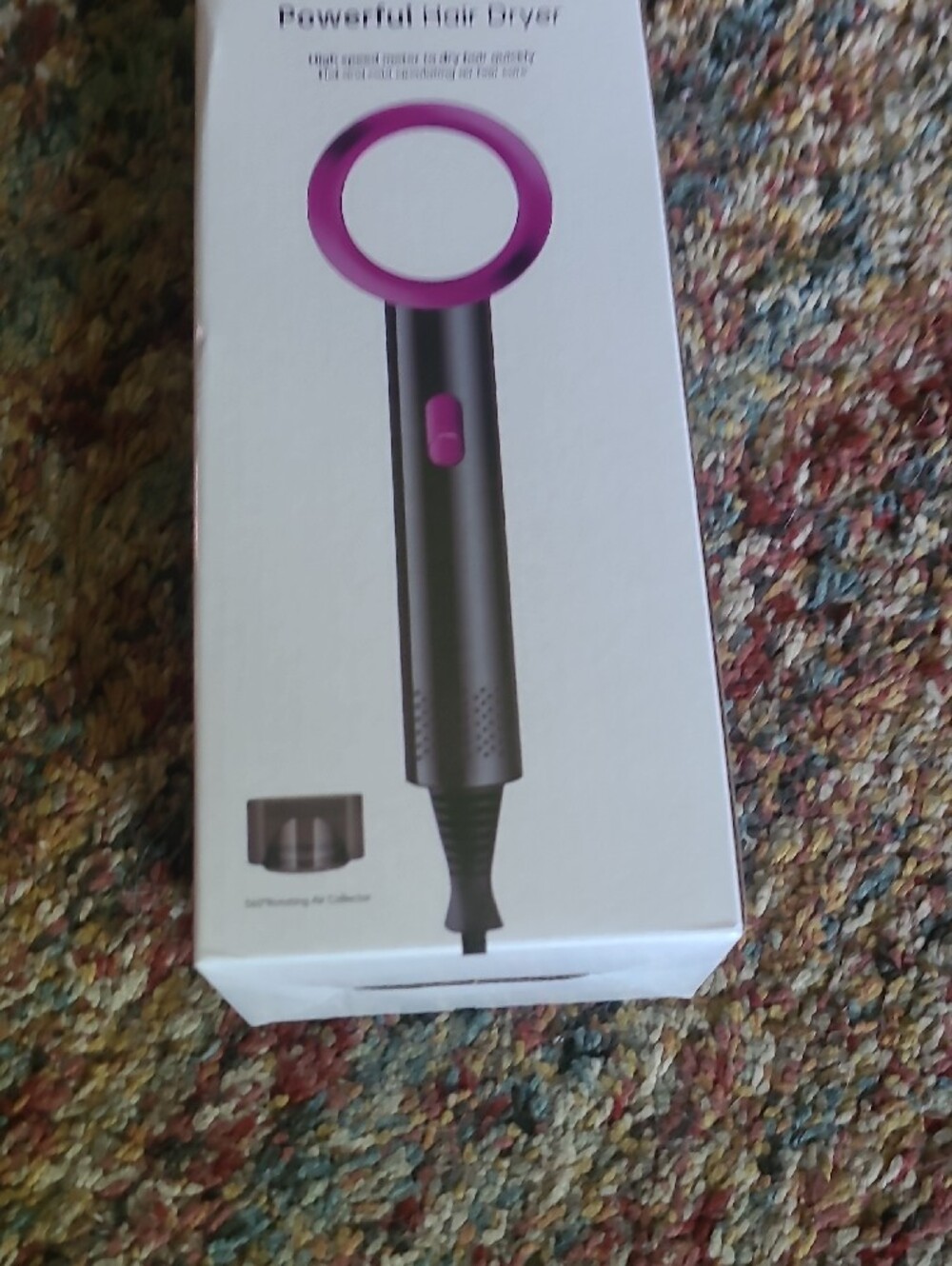 NEW In Box Powerful Pink Ring Hair Dryer - Unbranded - Picture 7 of 8